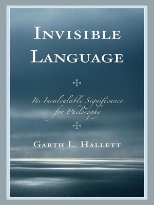 cover image of Invisible Language